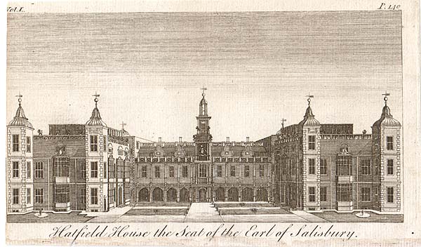 Hatfield House the Seat of the Earl of Salisbury