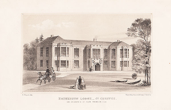 Hatherton Lodge Co Chester The Residence of John Twemlow Esq 