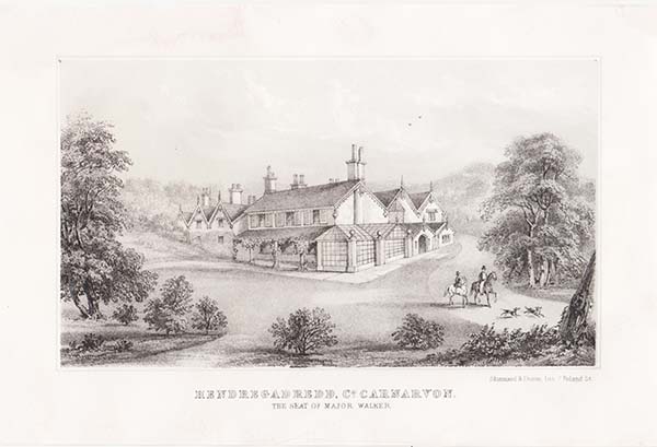 Hendregadredd Caernarvonshire - The Seat of Major Walker 