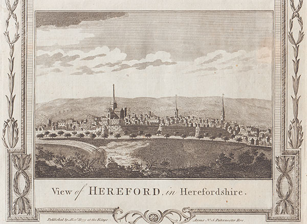 View of Hereford in Herefordshire