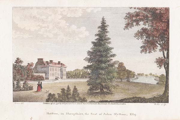 Holston in Shropshire the Seat of John Mytton Esq 