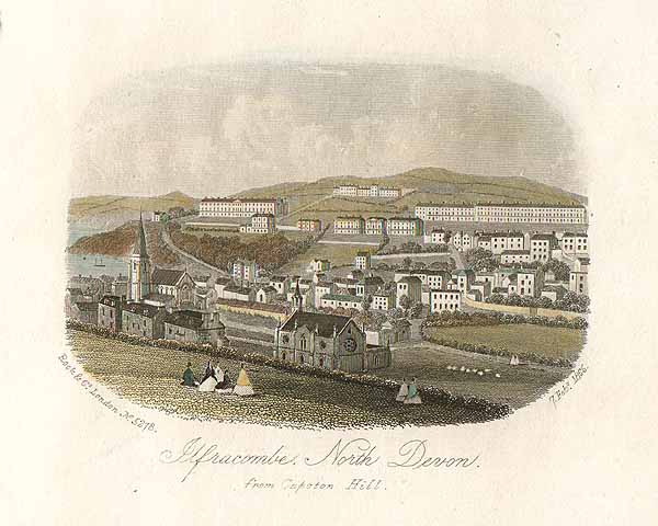 Ilfracombe North Devon from Capstone Hill