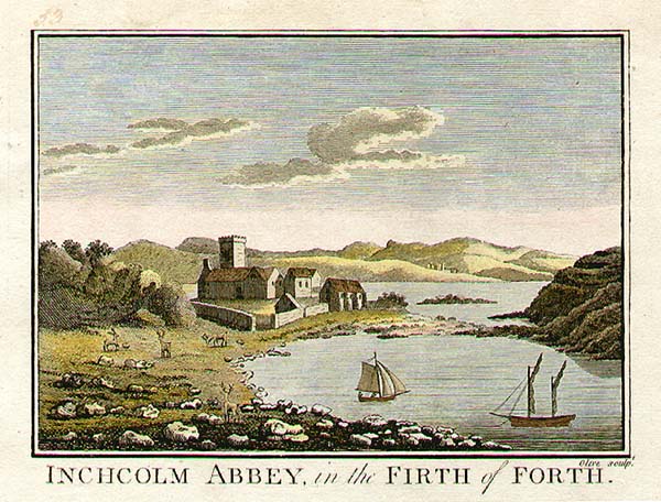 Inchcolm Abbey in the Firth of Forth