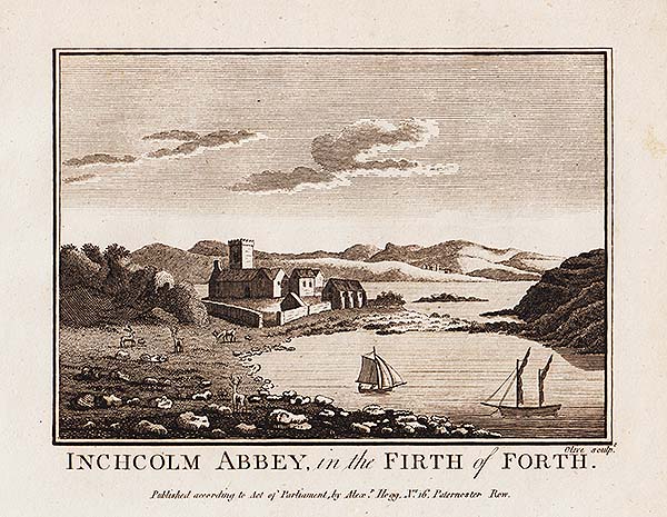 Inchcolm Abbey in the Firth of Forth