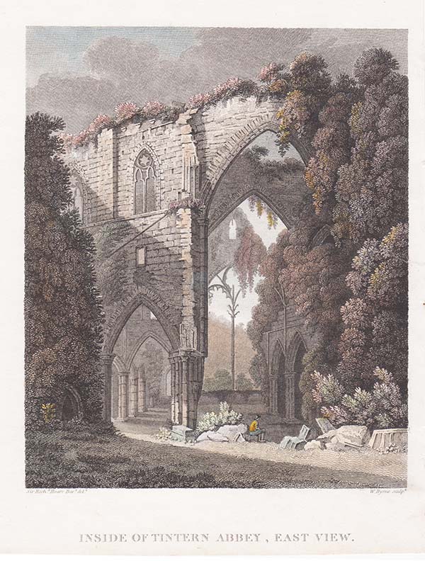 Inside of Tintern Abbey East View