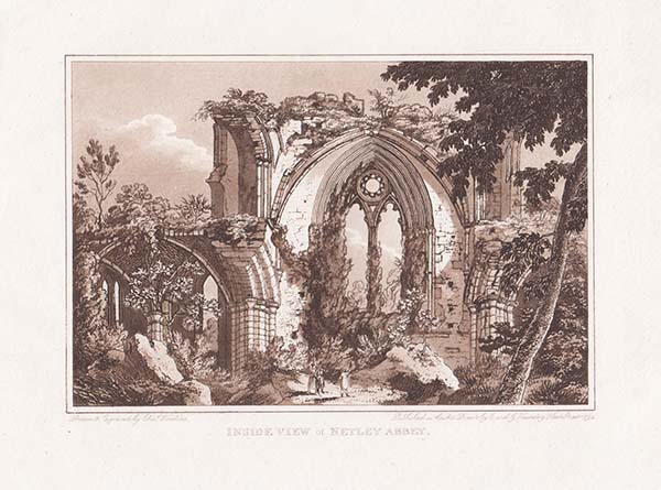 Inside view of Netley Abbey 