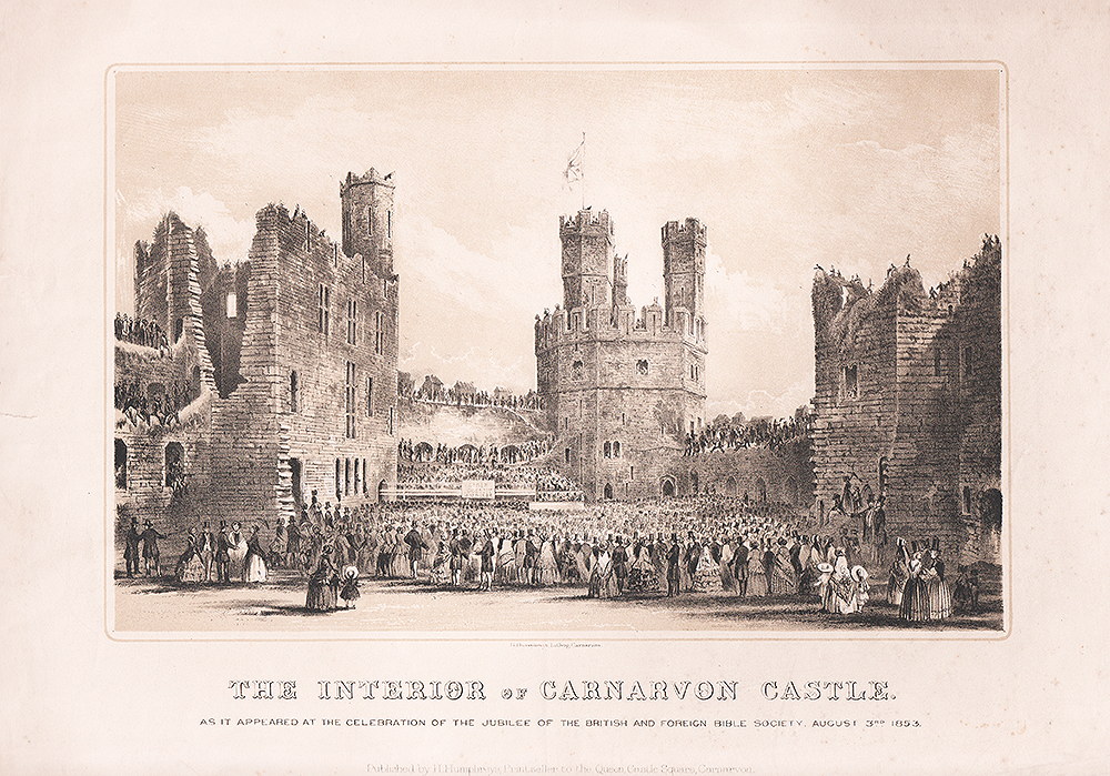 The Interior of Carnarvon Castle