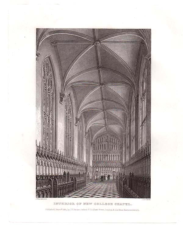 Interior of New College Chapel