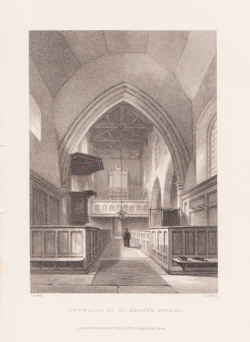 Interior of St Benet's Church