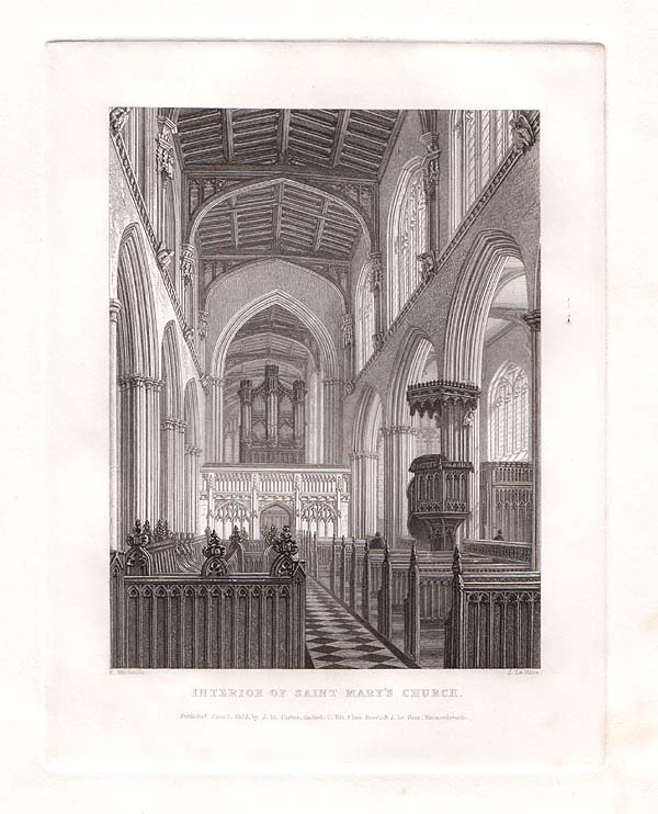 Interior of St Mary's Church