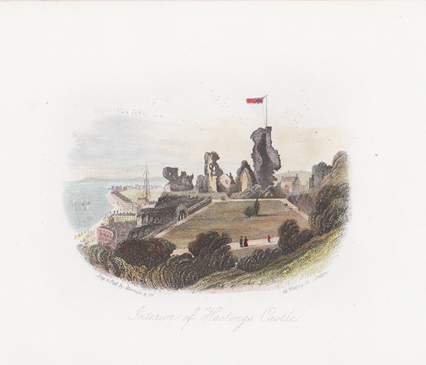 Interior of Hastings Castle 