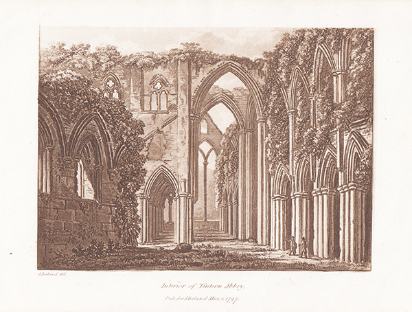 Interior of Tintern Abbey
