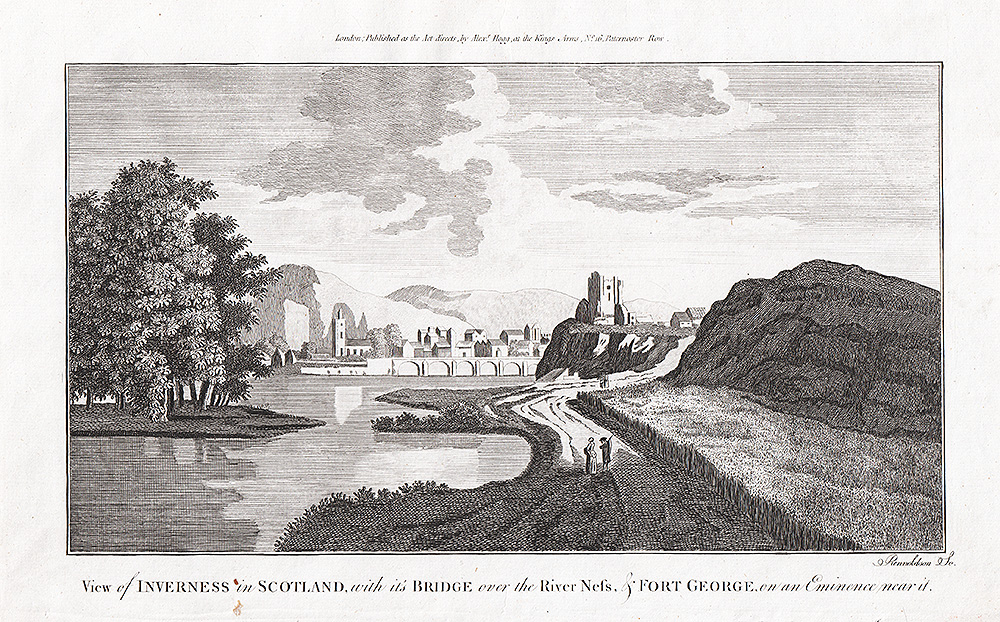 View of Inverness, in Scotland......