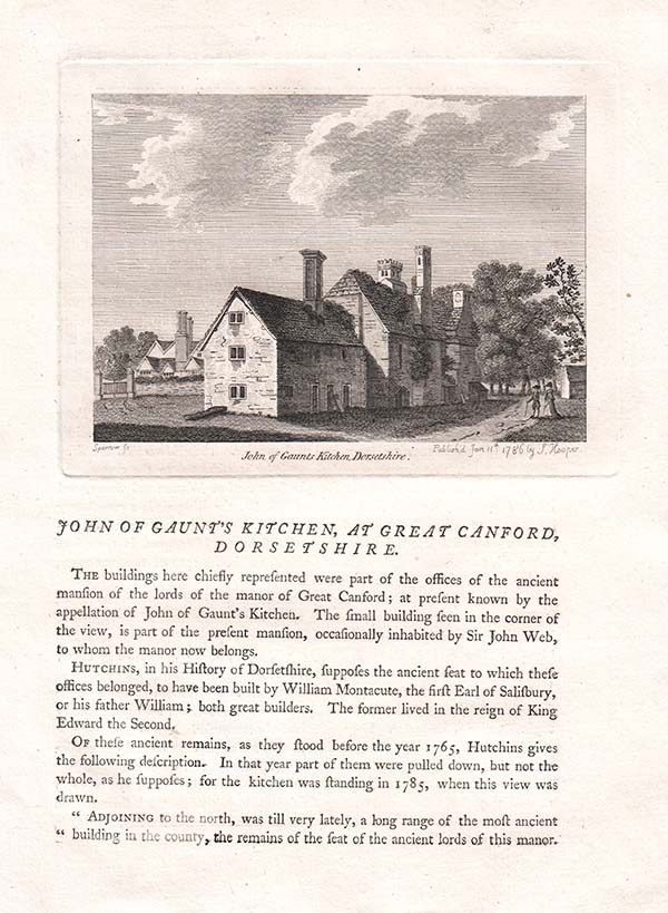 John of Gaunts Kitchen Dorsetshire 