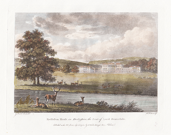Kedleston House in Derbyshire the Seat of Lord Scarsdale