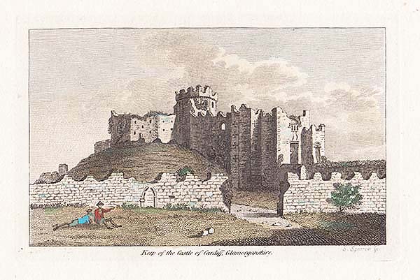 Keep of the Castle of Cardiff Glamorganshire  