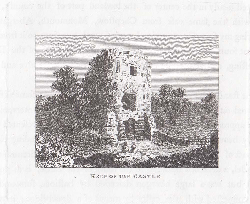 Keep of Usk Castle.