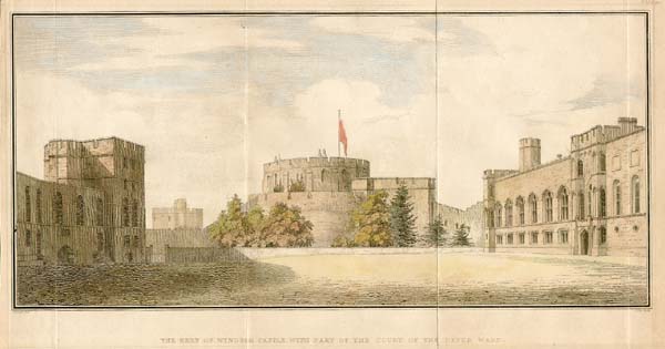 The Keep of Windsor Castle with part of the Court of the Upper Ward