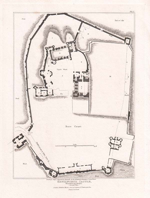 Kenilworth Castle Ground Plan 