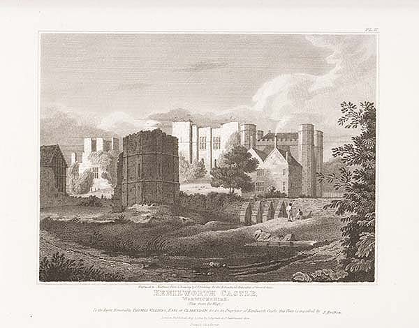 Kenilworth Castle Warwickshire View from the West