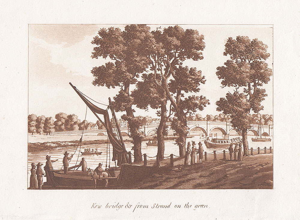 Kew Bridge &c from Strand on the green 
