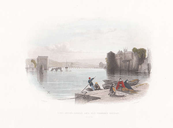 King John's Castle and Old Thomond Bridge Limerick