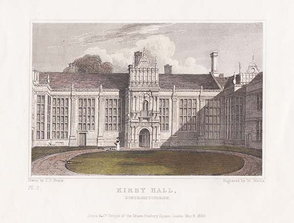 Kirby Hall Northamptonshire Plate 2 Ref: 