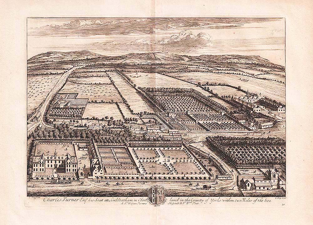 Charles Turner Esq.r his Seat att Kirkleatham  [Kirkleatham Hall, Redcar]