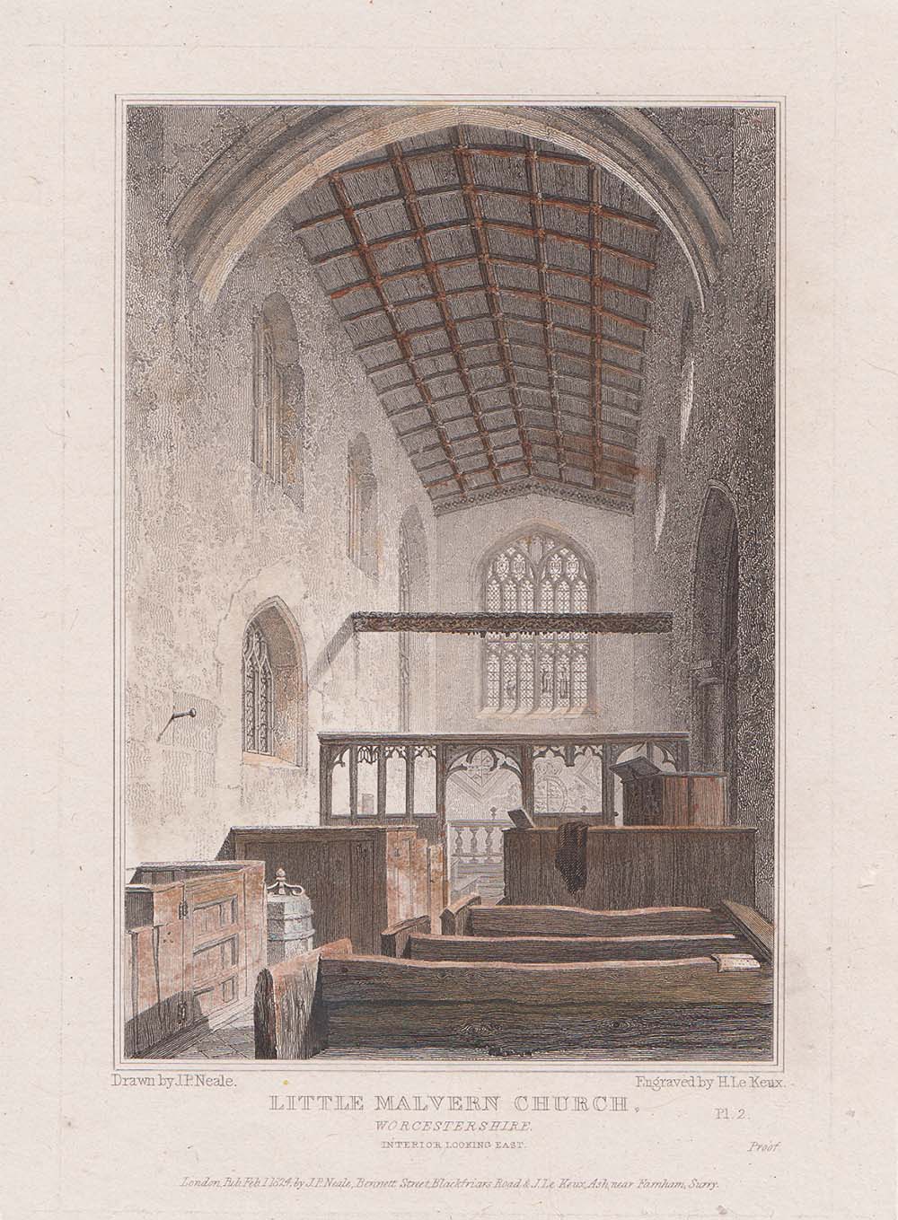Little Malvern Church Worcestershire Interior looking East