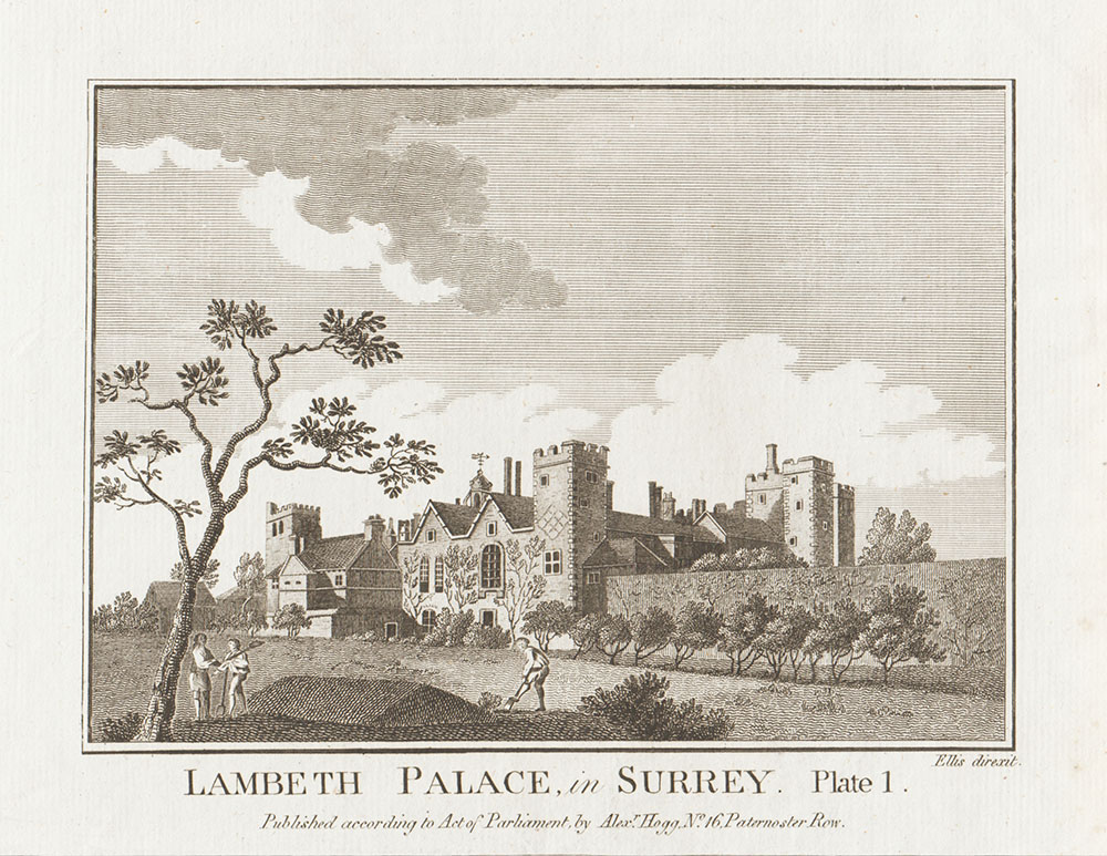 Lambeth Palace in Surrey Plate 1 