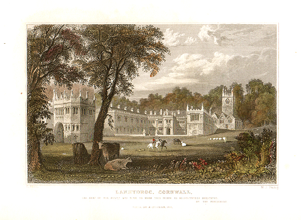 Lanhydrock Cornwall  The Seat of the Hon Mrs Agar