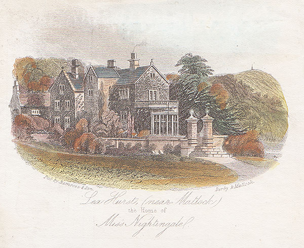 Lea Hurst near Matlock the home of Miss Nightingale