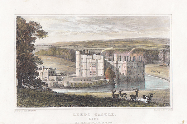 Leeds Castle Kent  The Seat of W Martin Esq