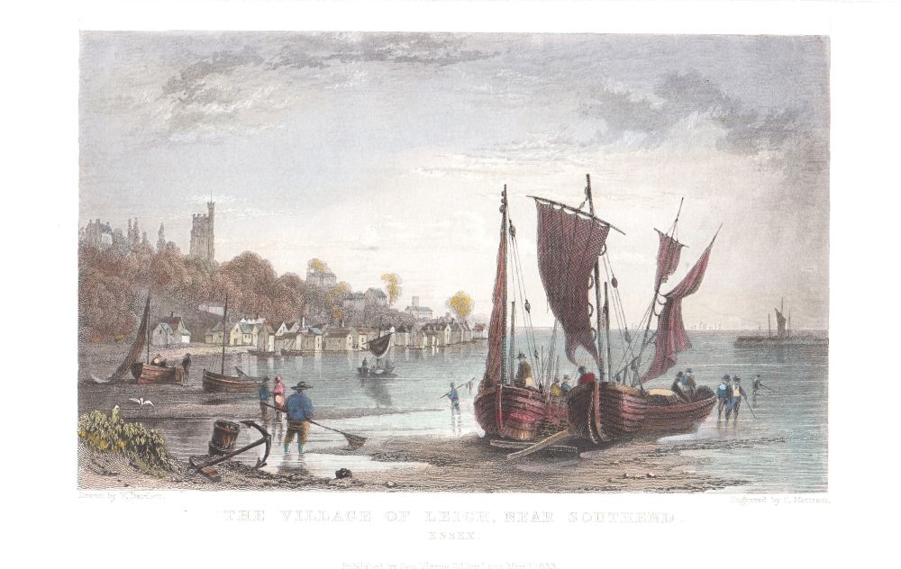 The Village of Leigh, near Southend, Essex.