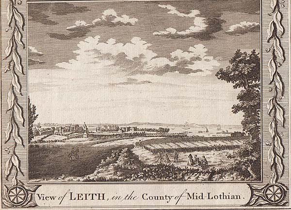 View of Leith in the County of Mid-Lothian