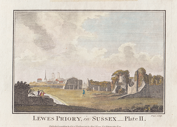 Lewes Priory in Sussex Plate 2 