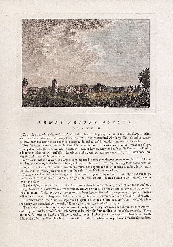 Lewes Priory Sussex  Plate II