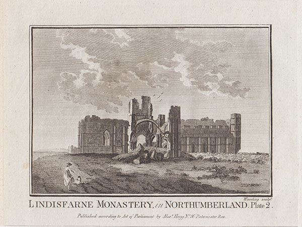 Lindisfarne Monastery in Northumberland Plate 2 