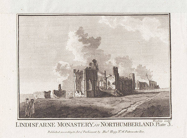 Lindisfarne Monastery in Northumberland Plate 3 