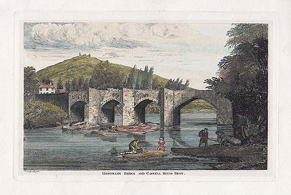 Llangollen Bridge and Castell Dinas Bran 
