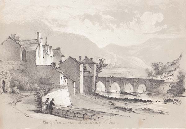 Llangollen - from the Garden of the Inn