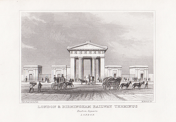 London & Birmingham Railway Terminus, Euston Square, London.