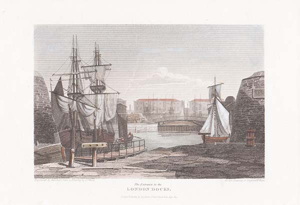 The Entrance to the London Docks 