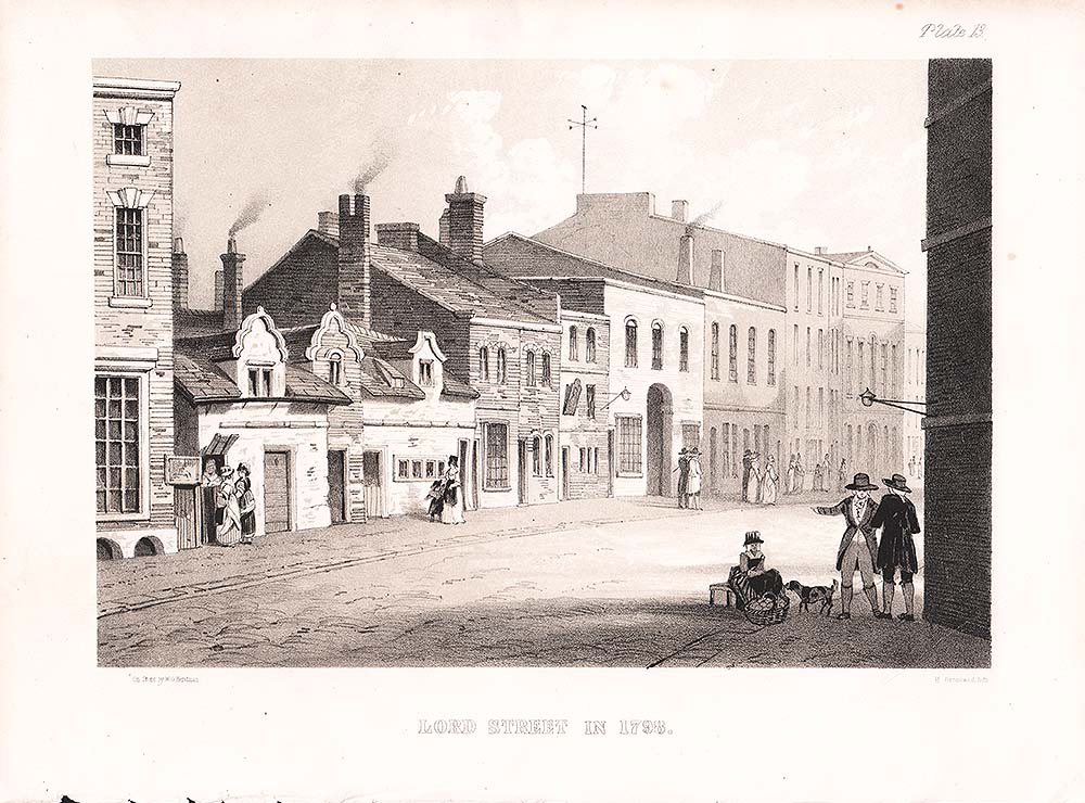 Lord Street in 1798. 
