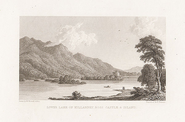 Lower Lake of Killarney Ross Castle and Island 