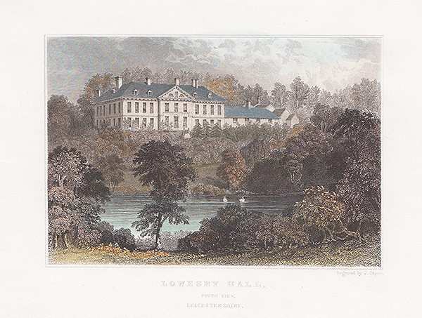 Lowesby Hall - South View Leicestershire