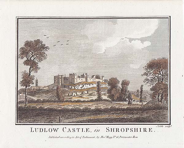 Ludlow Castle in Shropshire 