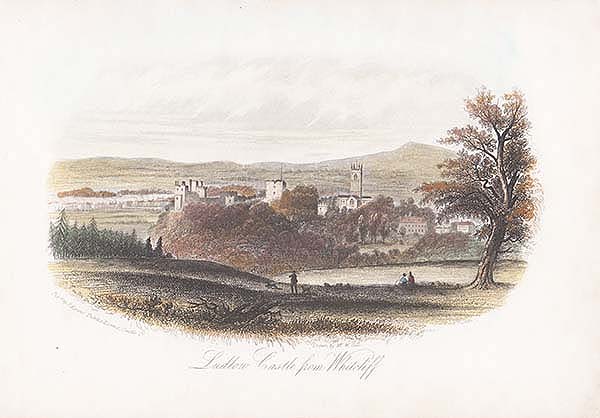 Ludlow Castle from Whitcliff Walk