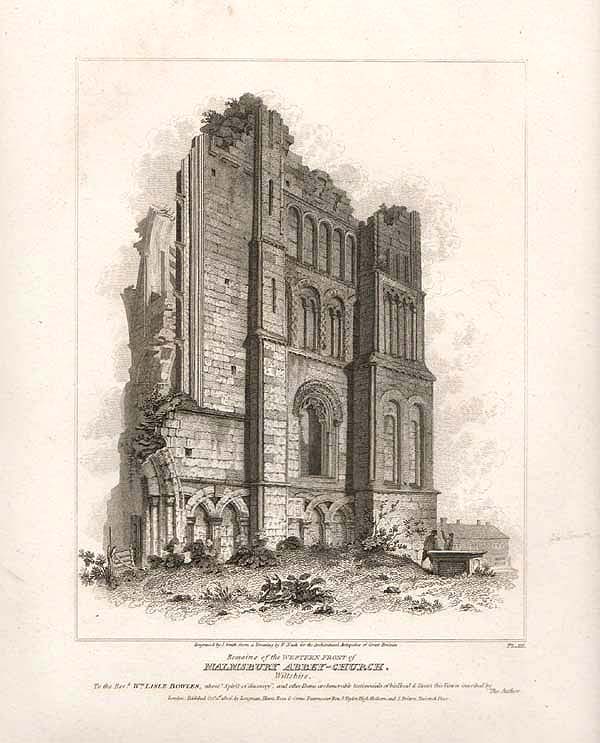 Remains of the Western Front of Malmsbury Abbey-Church