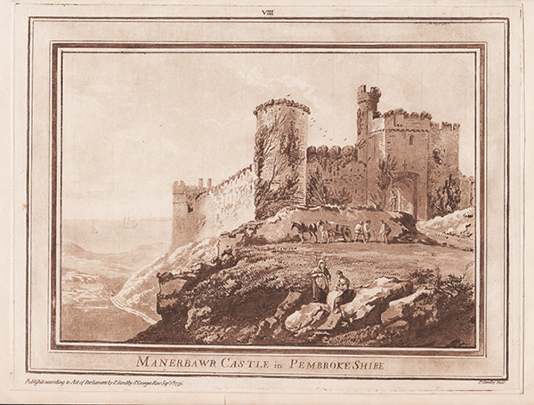 Manerbawr Castle in Pembrokeshire 